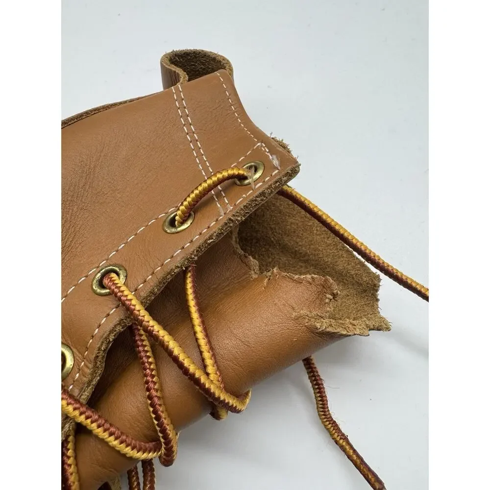 LL Bean Bean Boots Brown Ankle Leather Waterproof Duck Boots Women’s Size 6
